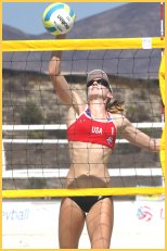 Womens beach volleyball